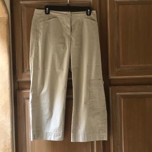 Eileen Fisher Women’s cropped khaki pants